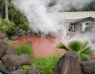 Heetwaterbron Beppu bruin