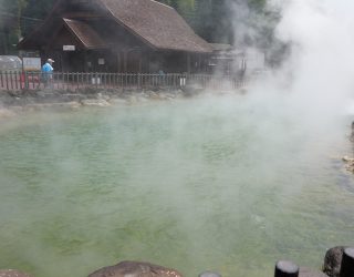 Stomend water Beppu