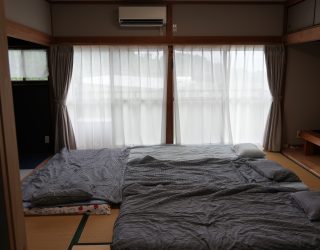 Slaapmatjes homestay Japan