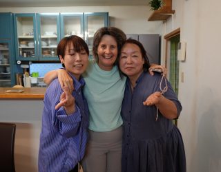 Liesbeth met Japanners