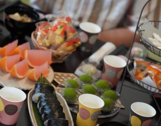 Japanse sushi op tafel