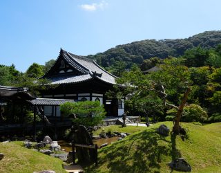 Huisje bamboebos in Japan