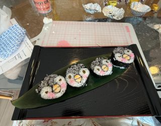 Zelfgemaakte Japanse sushi