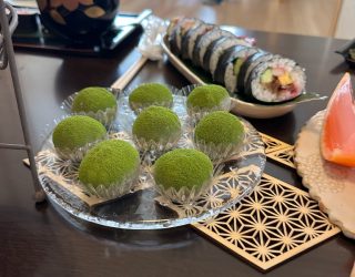 Zelfgemaakte sushi