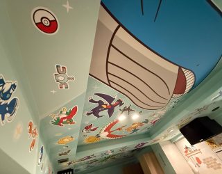 Pokémon muur hotel Japan