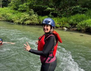 Liesbeth op Princess River