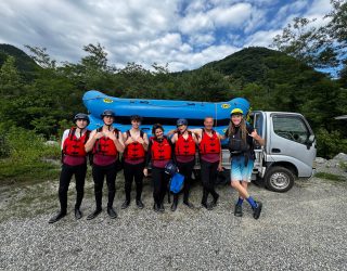 Klaar voor rafting op Princess River