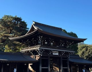 Tempel Meiji Shrine in Japan
