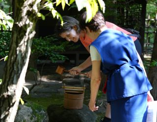 Liesbeth maakt Japanse thee