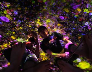Magische foto in teamLab