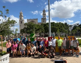 Groepsfoto na food tour