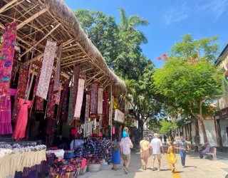 Straat in Playa del Carmen