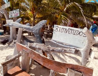 Welkomsbord Isla Holbox