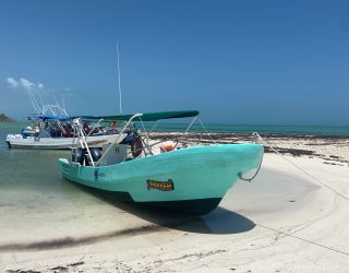 Boot in Isla Holbox
