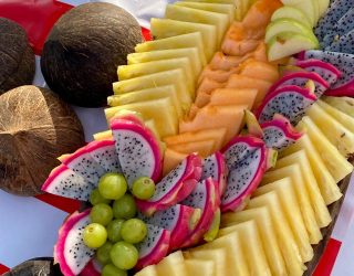 Vers fruit gekregen na kayaktocht