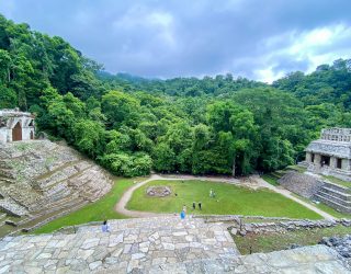 Uitzicht jungle Palenque