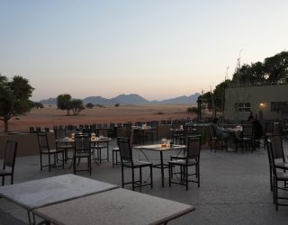 Eetplaats verblijf Sossusvlei