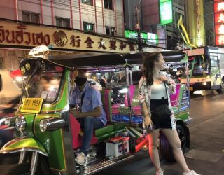 Tuk Tuk in Chinatown Bangkok