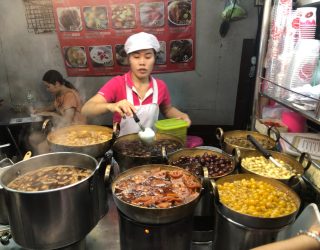 Eten in Chinatown in Bangkok