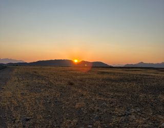 Rit naar Sossusvlei bij zonsopgang