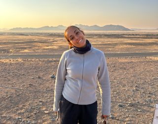 Tiener landschap onderweg naar Sossusvlei