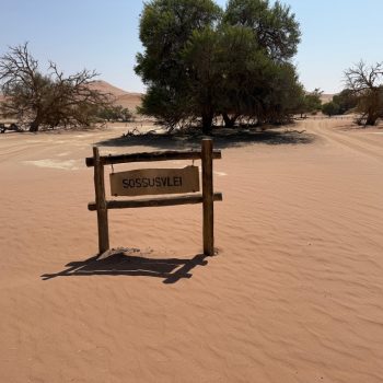 Aankomst in Sossusvlei