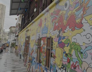 Street art Talad Noi Bangkok