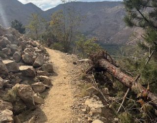 Pad atlasgebergte Marokko