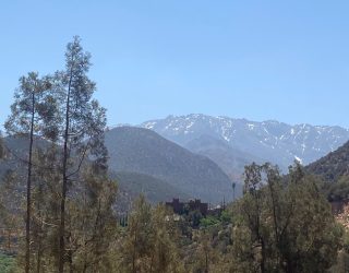 Atlasgebergte tussen bergen Marokko