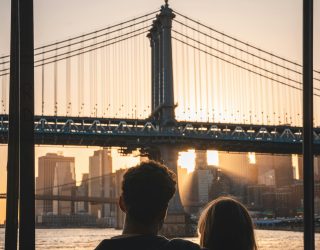 Sunset skyline walk met ferry avontuur
