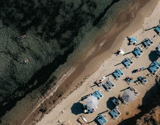 Strand en zee eiland Lopud
