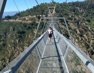 Familie Bonne op burg in Portugal