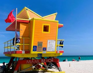 Familie Thielen op Miami Beach