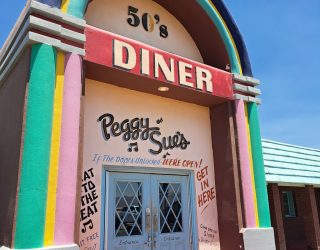 Uniek gebouw in de West USA