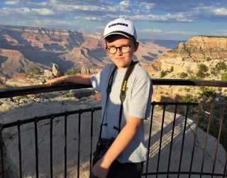 Familie D'Hoker in de Grand Canyon