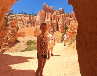 Familie D'Hoker in de Bryce Canyon