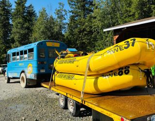 Familie Vossaert bootjes in West-Canada