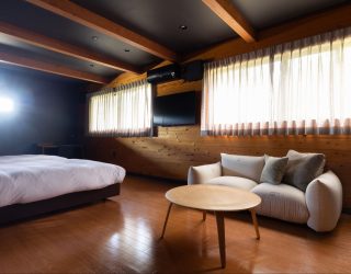 Kamer verblijf bij Mount Fuji