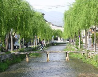 Waterweg in Kyoto