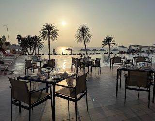 Eetplaats terras verblijf Muscat