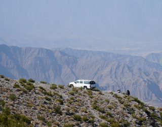 Jeep in Jebel Shams