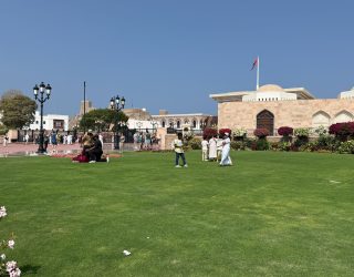 Omgeving bij paleis van Muscat