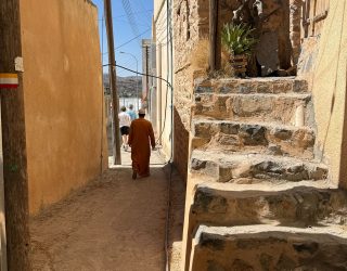 Hiken door dorp van de Green Mountains