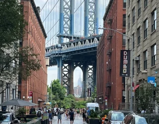 Brug in New York familie Smeets