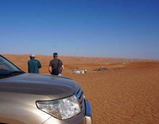Met de jeep in de betoverende woestijn van Oman
