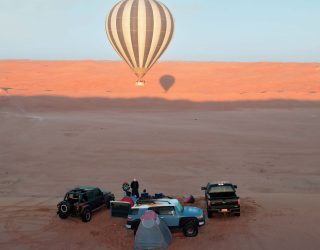 Ballonvaart in Oman