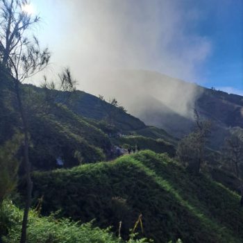 Aankomst in Ijen