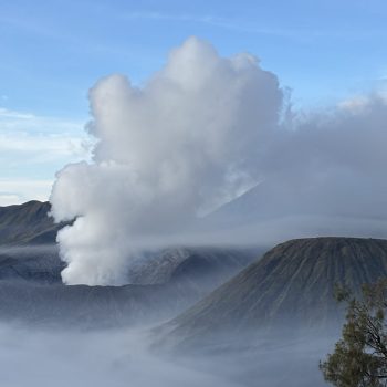 Aankomst in Bromo
