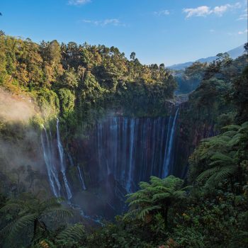Aankomst Tumpak Sewu